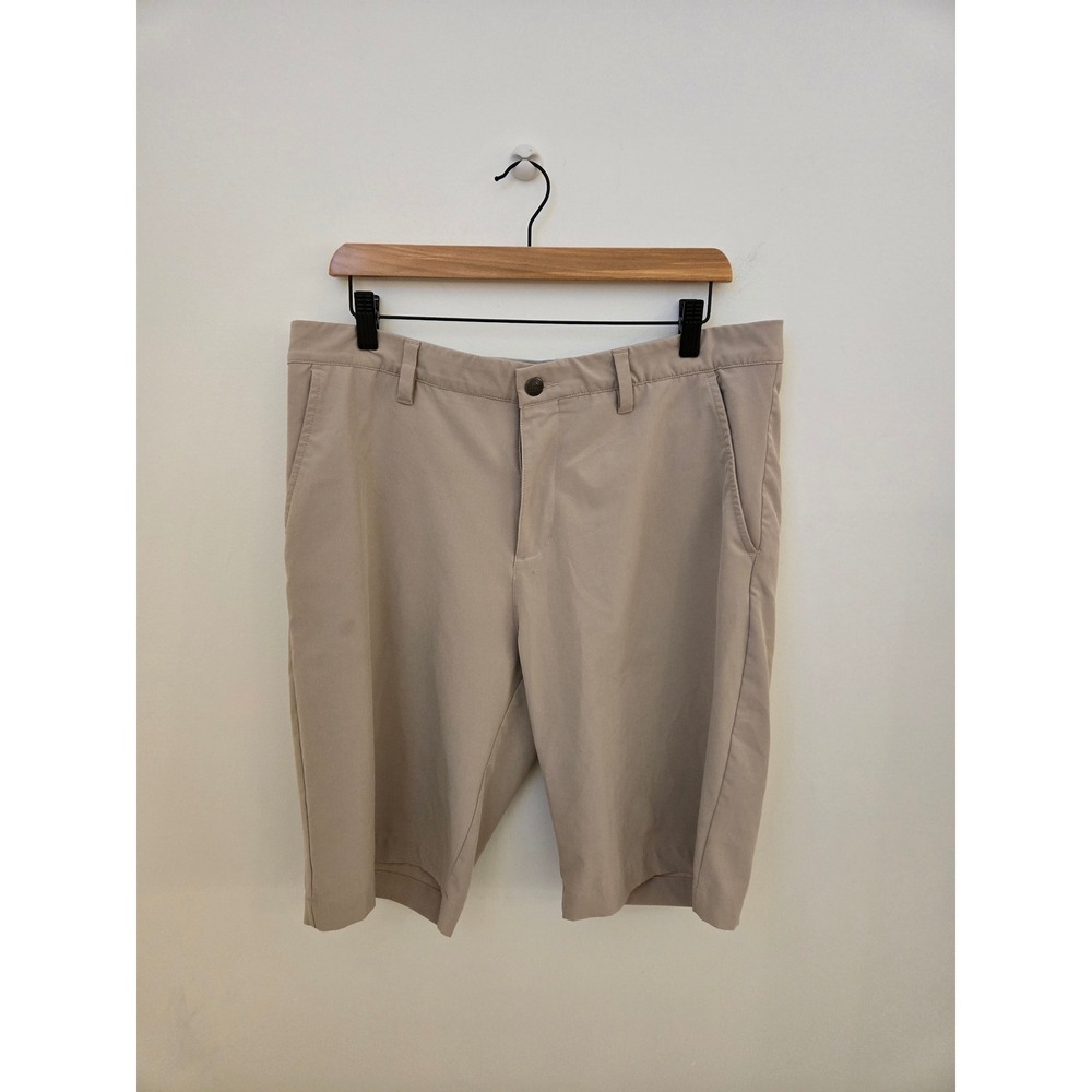 Adidas Ultimate365 Golf Shorts Men's Size 34 Beige Stretch Performance‎